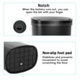 thumbnail image 4 of YRLLENSDAN 13 Gallon Trash Can Motion Sensor Trash Can Automatic Trash Cans Touchless Stainless Steel Kitchen Trash Can with Lid Kitchen Garbage Can for Bathroom Bedroom Home Office, Black, 4 of 7