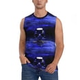 thumbnail image 1 of Balery Steel Skull Camisetas sin mangas para hombre, absorbe la humedad y protege contra el mal olor.-Small, 1 of 7
