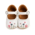 thumbnail image 6 of WAYUTE Toddler Boy Shoes Baby Sneakers Embroidered Soft Non Sole First Walking Shoes for Comfort Casual Outdoor, 6 of 7