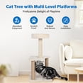 thumbnail image 2 of 28'' Cat Scratching Post, Cat Climbing Tree Toys, Natural Sisal Rope Cat Toys for Kittens and Adult Cats, 2 of 7