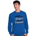 thumbnail image 5 of Funny Worlds Greatest Father Farter Men's Long Sleeve Tee T Shirt Brisco Brands S, 5 of 5