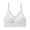 AA-White, variant on QATAINLAV Woman Zipper Front Sports Bras Solid Color Wireless Post-Surgery Bra Casual Adjustable Straps Yoga & Activewear Bralette Pink