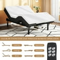 thumbnail image 6 of Sha Cerlin Basic Queen Size Ergonomic Electric Adjustable Bed Base Frame with Upgraded Motor 2.0, Wireless Remote Control, Independent Head & Foot Incline, 6 of 11