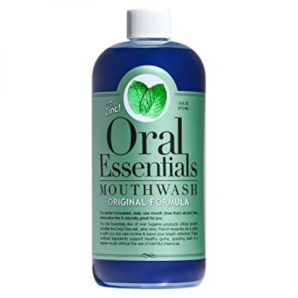 Oral Essentials Sugar Alcohol Free Mouthwash 16 oz