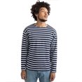 thumbnail image 1 of One By Mantis Mens/Womens Long Sleeve Breton Stripe T-Shirt, 1 of 2