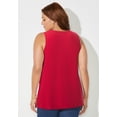 thumbnail image 3 of Catherines Women's Plus Size Dream Drape Timeless Tank, 3 of 3
