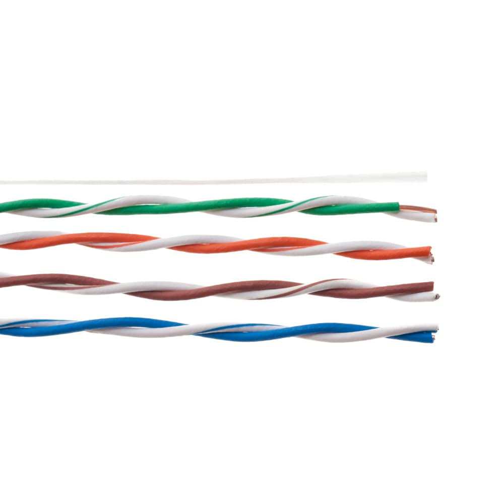 500ft Cat5e Solid 24AWG Ethernet Network Cable – UTP Unshielded Bulk LAN Copper Clad Aluminum Wire Pull Box for Internet, Router, Switch, PC, Gray