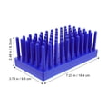 thumbnail image 5 of FRCOLOR Test Tube Rack Durable 66 Place Pillar Plastic Test Tube Rack Scientific Test Tube Rack Labs Experimental Tool,6.89"X3.74"X2.48", 5 of 5