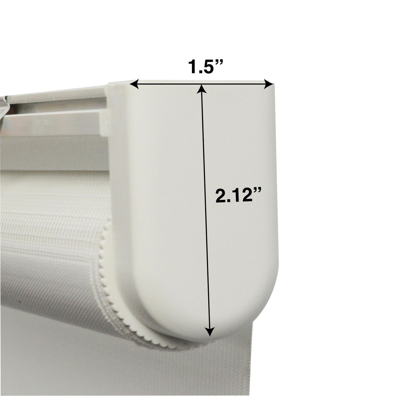 Versailles Store Zèbre Élancé Sans Cordons 31po x 72po