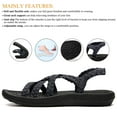 walking sandals with arch support