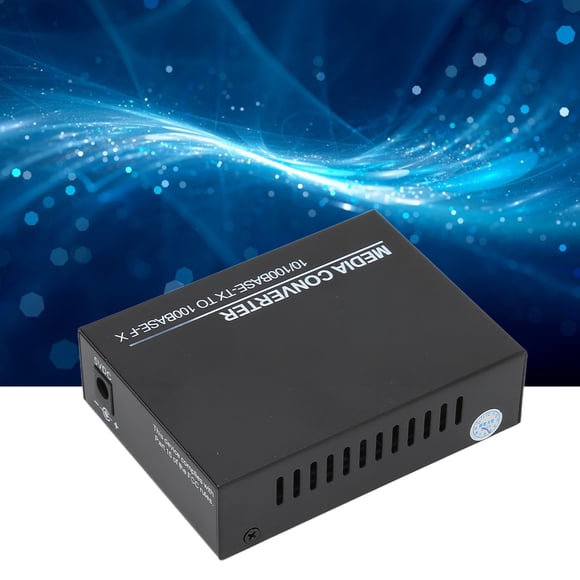 Convertidor De Medios De Fibra, Transceptor De Fibra Indicadores LED Módem De Fibra óptica Para Interiores Y Exteriores