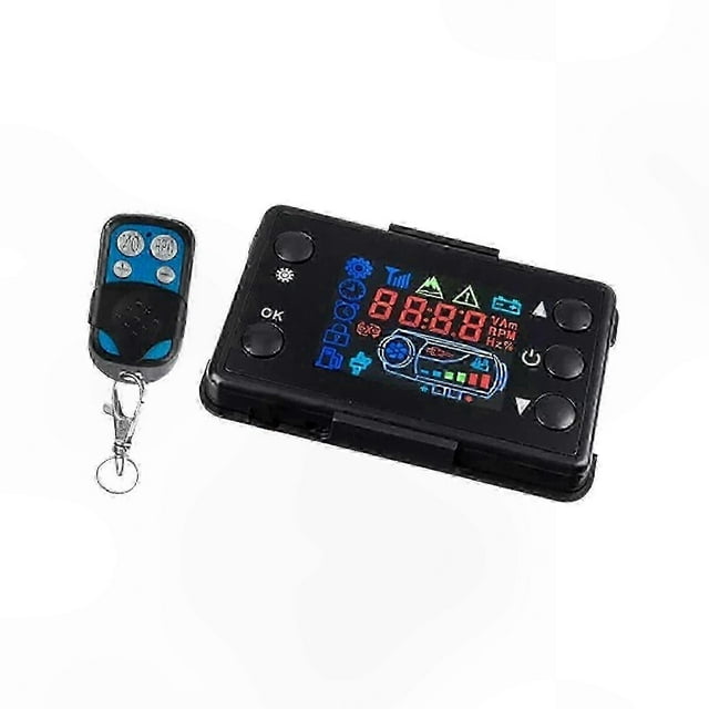 12/24V 2-8KW Diesel Air Heater with LCD Control, Remote Switch & A-F Motherboard for Automotive Use