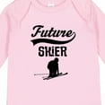 thumbnail image 4 of Inktastic Skiing Future Skier Boys or Girls Long Sleeve Baby Bodysuit, 4 of 5