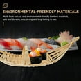 thumbnail image 4 of Minkissy 2pcs Serving Boat Food Bamboo Use, 4 of 5