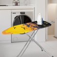 thumbnail image 2 of HELLHERO Ironing Board Covers Iron Pad Board Cover Elastic Edge Protective Cover 15x54 Inch Non-Fading Reusable Non Fading Cloth Cover, Pumpkin Black Cat, 2 of 5