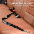 thumbnail image 3 of Cinturones de seguridad para automóvil de 2 piezas, con absorción de impactos y elasticidad ajustable para perros, suministros para mascotas Cinturones de seguridad para perros, cuerda de segurid, 3 of 5