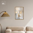 thumbnail image 3 of Caesar Grey Canvas Midcentury Abstract by Art Remedy, Gold Frame, 20" x 30", 3 of 7