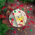 thumbnail image 4 of Confeti navideño YUJUN, 2200 unidades, decoración de mesa navideña con purpurina, 4 of 7