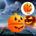 thumbnail image 3 of Mini de calabaza de plástico para Halloween que Pueden abrir, bolsa coración para Cosplay, tienda, almacenamiento de regalos para fiestas 3 piezas Yotijar Calabazas De Halloween, 3 of 10