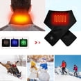 thumbnail image 4 of Grid Printed Heating Scarf Winter Warm Scarf Heating Scarf Three Gear Regulation USB Heater Heating Neck Brace Heating Pads, 4 of 4