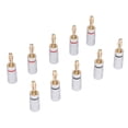 thumbnail image 3 of Sound Banana Plug, Speaker Connector Pure Copper Color Coded  For Home Theater, 3 of 8