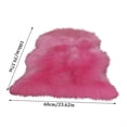 thumbnail image 3 of Huhuzaio Doormat Solid Color Plush Rug Office Home Fluffy Area Rug Bedroom Soft Fu,rry Durable Rug Area Rugs For Livingroom Kitchen Decor Gifts For Tiny Home Farm House Decor, 3 of 7