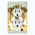 thumbnail image 1 of Metal Light Switch Plate Cover Cute English Bulldog Green Fedora Outfit DOG013, 1 of 1