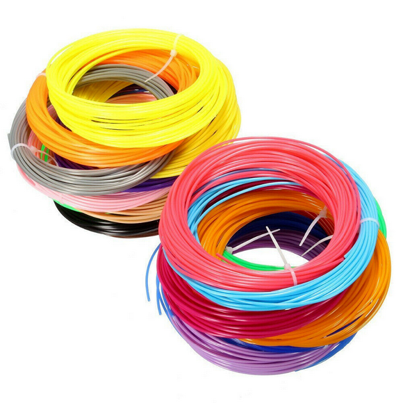 3D Printing Pen Set Doodle Printer Drawing 12 Colours PLA Filament Gift For Kids