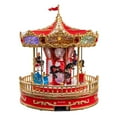 thumbnail image 3 of Kurt S. Adler JEL1330 11.1 in. Battery Operated Multi Color LED Lighted Musical Santa Carousel with Motion Table Piece, 3 of 8