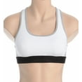 thumbnail image 3 of Calvin Klein Women's Flex Motion Racerback Sports Bra, Indigo \ Black,M - US, 3 of 4