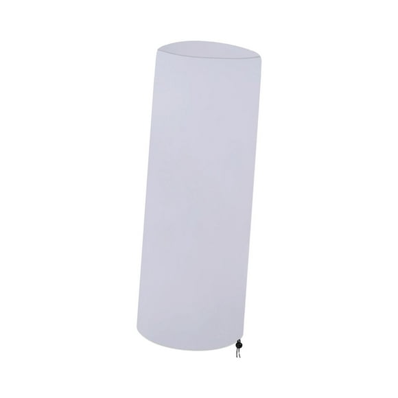 Funda para calentador de patio con cremallera y bolsa de almacenamiento, fácil instalación, resistente a la intemperie, Plata