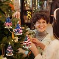 thumbnail image 4 of USA 250th Semiquincentennial Acrylic Christmas Tree Ornament, Patriotic Holiday Hanging Decoration for Home and Party, 1PC, 4 of 7