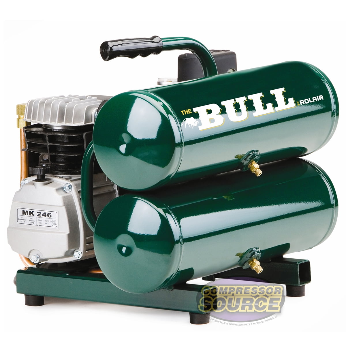 Rolair Air Compressor,2 HP,115V,135 psi FC2002