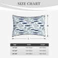 thumbnail image 4 of Daiia Blue Fish Bedding Waterproof Pillow Protector Zippered Queen – Bed Bug Proof Pillow Encasement-20"x30", 4 of 6
