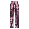 thumbnail image 5 of Demon Slayer Nezuko Pajama Pants Long Sleep Pants Soft Elastic Waist PJ Bottoms Lounge Pants, 5 of 7