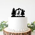 thumbnail image 1 of Mountain Wedding Cake Topper Outdoor Wedding Cake Topper Bride And Groom Topper Forest Wedding Cake Topper Personalized Cake Topper Custom Cake Decor Cake Top Party Decor Funny Cake Topper, 1 of 2