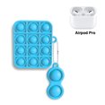 thumbnail image 1 of Estuche Relive Stress Pop Cute AirPods para AirPods 1/2 y Pro, Mini estuche a prueba de golpes de silicona Pop Bubble con llavero Vhermosa 222433-4, 1 of 4