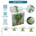 thumbnail image 6 of Happy St. Patrick's Day Table Runner - 60 Inch Long Spring Green Lucky Clovers Leaf Cotton and Linen Blended Dress Scarves Farmhouse Table Runner for Kitchen Dining, Coffee Table, 13" x 60", 6 of 8