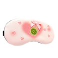 thumbnail image 1 of Máscara para dormir, bonita sombra de ojos de felpa con forma de tortuga para niños y adultos, 1 of 1