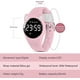 thumbnail image 5 of Reloj para niños, reloj de oído pequeño para niñas, rastreador de ejercicios digital con alarma/cronógrafo/resistente al agua, regalos para niñas de 5 a 15 años, rosa y blanco, 5 of 5