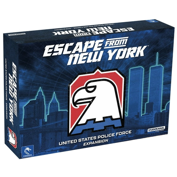 Pendragon Studios: Escape from New York: US Police Forces - Expansion - Hero Strategy Board Game Baed On The Movie, Ages 14 ,  1-5 players, 60  min