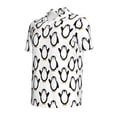 thumbnail image 4 of Wukai Lovely Penguin Men’s Polo Shirts,Quick-Dry Athletic Shirt,Classic Fit Shirts-, 4 of 8