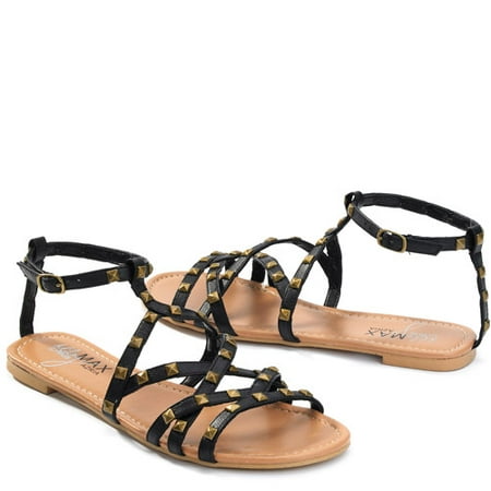 walmart studded gladiator sandals