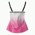 thumbnail image 5 of GUOBIOZIY Women's Flowy Tankini Tops Only - Modest Bathing Suit Loose Fit Plus Size Swimsuit Swim Tops for Women Summer High Waist Soft Comfortable Swimwear (Pink,S), 5 of 5