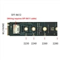 thumbnail image 3 of 2X Adaptador M.2 NVMe PCIe A Oculink Hembra Dock SFF-8612 Adaptador M.2 Mkey Nvme A Oculink SFF-8611 SFF-8612, 3 of 4