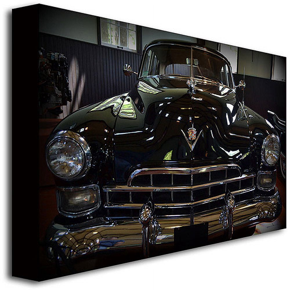 Trademark Fine Art "1948 Cadillac Front" Canvas Wall Art by Michelle Calkins
