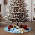 thumbnail image 3 of Lsque Bluey Print Christmas Tree Skirt with Ties and Velcro,Xmas Holiday Decorations, Adjustable Tree Skirt-48", 3 of 6