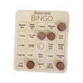 thumbnail image 2 of Juego de bingo, juego familiar de cartones de bingo, juguete educativo con temática deportiva, Night Wood Baloncesto, 2 of 9