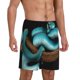 thumbnail image 2 of Fotbe Blue Viper Snake Pantalones Cortos de Pijama para Hombre, Ropa de Dormir, Pantalones de Pijama Cortos para Hombre-Medium, 2 of 6