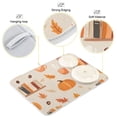 thumbnail image 3 of Yayeee Dish Drying Mat for Kitchen Counter 16"x18" Microfiber Absorbent Pad, Beige Fall Acorns Pattern, 3 of 7
